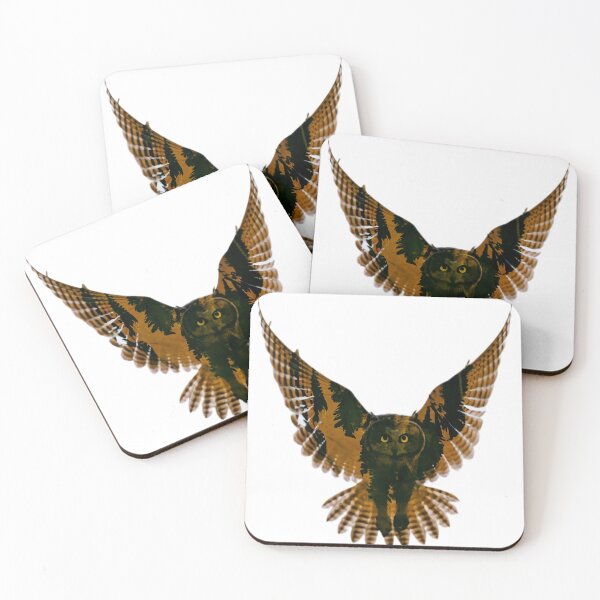 Item preview, Wild Flying Owl designed and sold by PlanetMarker.