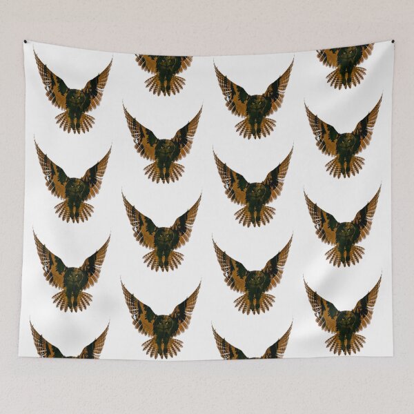 Item preview, Wild Flying Owl designed and sold by PlanetMarker.