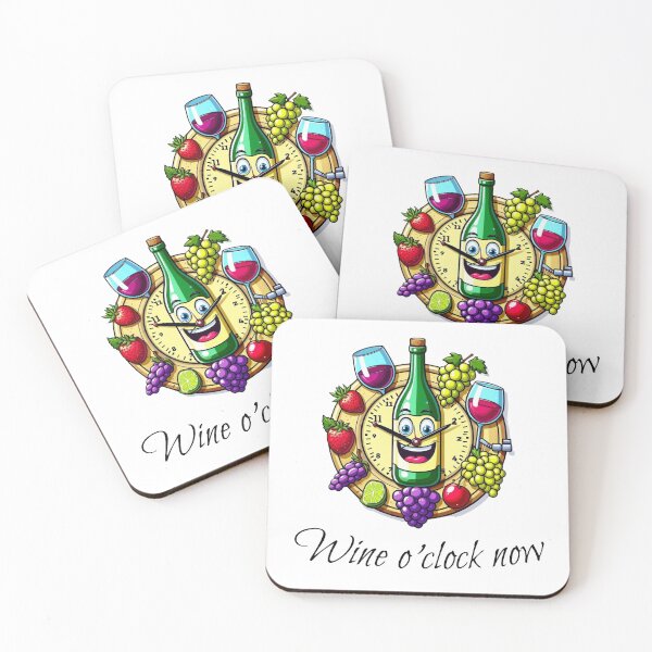 Item preview, Wine O'Clock Now designed and sold by HeadTurningArt.