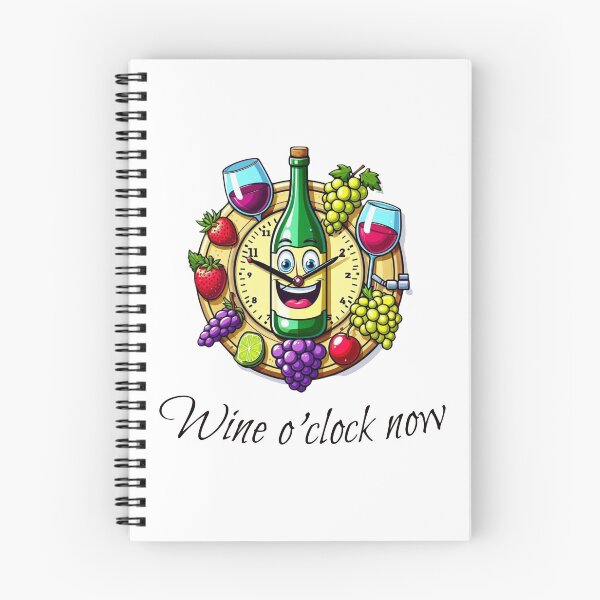 Item preview, Wine O'Clock Now designed and sold by HeadTurningArt.