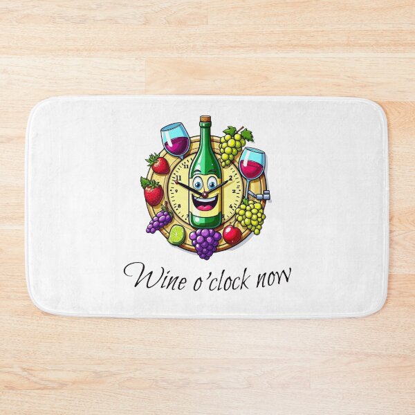 Item preview, Wine O'Clock Now designed and sold by HeadTurningArt.
