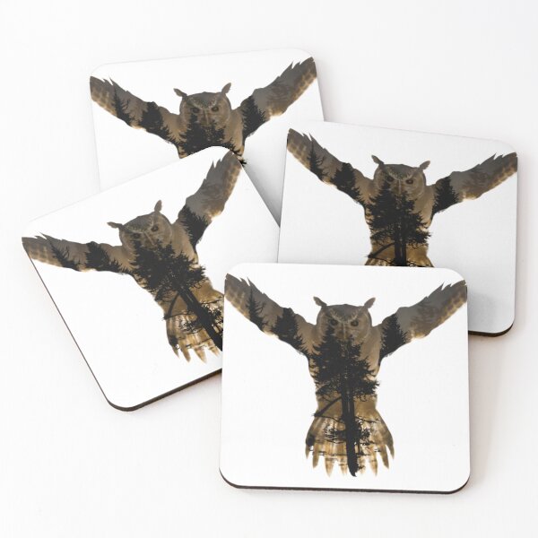Item preview, Wild Flying Owl designed and sold by PlanetMarker.