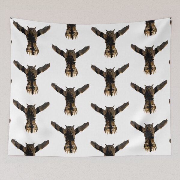 Item preview, Wild Flying Owl designed and sold by PlanetMarker.