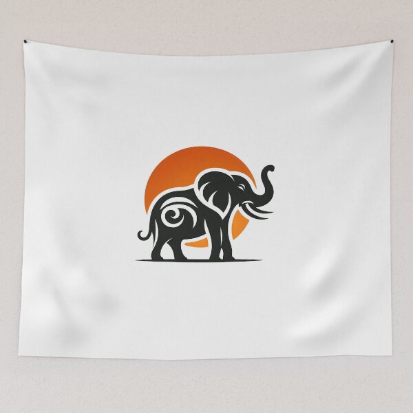 Item preview, Roaring Jungle Giants Elephants designed and sold by vectorillus.