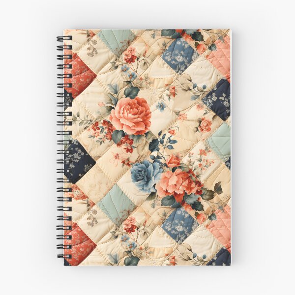 Item preview, Retro 30s Floral Patchwork Quilt Pattern designed and sold by SecretDicer.