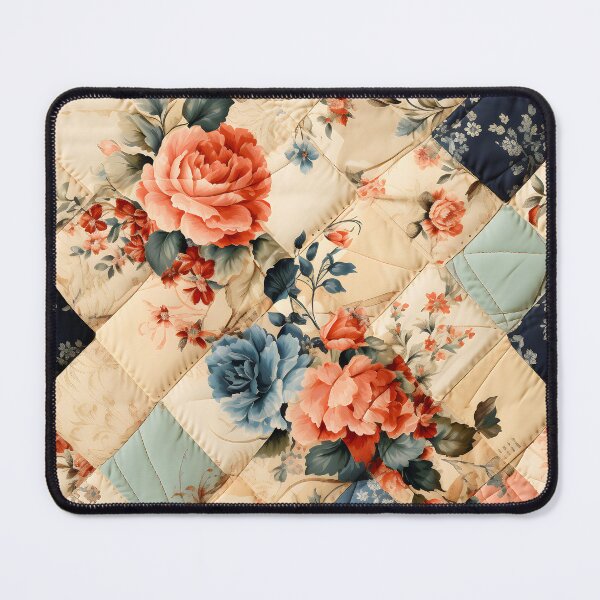 Item preview, Retro 30s Floral Patchwork Quilt Pattern designed and sold by SecretDicer.