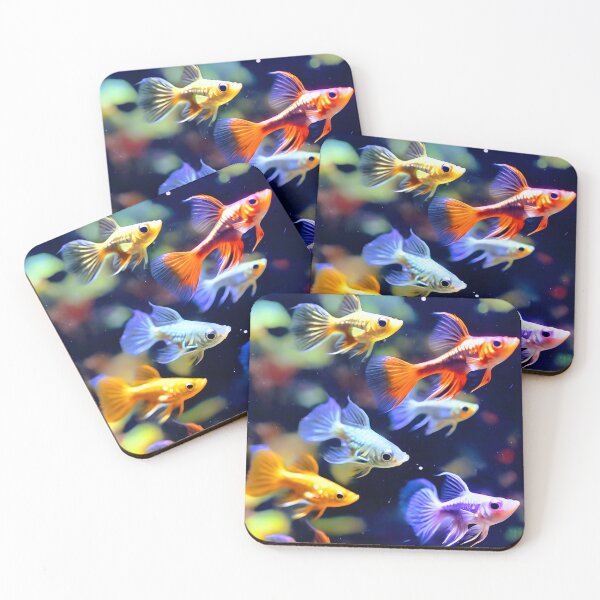Item preview,  Different color variations of Guppies designed and sold by Mansingh77.