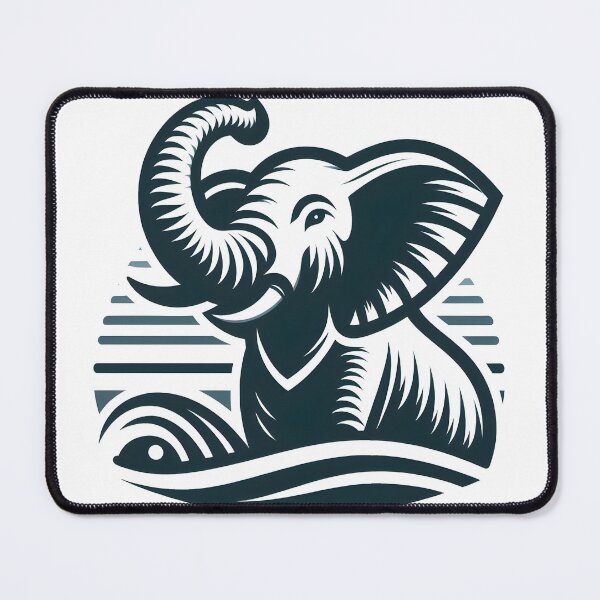 Item preview, Roaring Jungle Giants Elephants designed and sold by vectorillus.