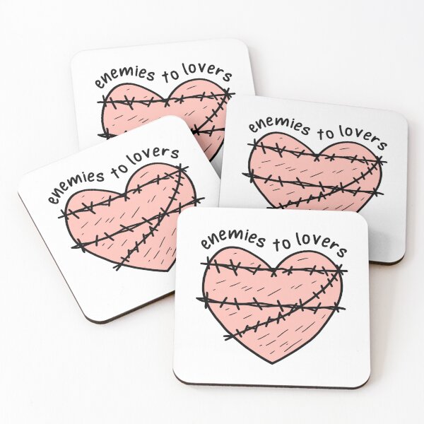Item preview, Enemies To Lovers Heart designed and sold by ArtemMKV.