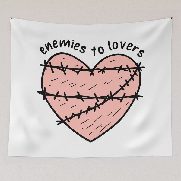 Item preview, Enemies To Lovers Heart designed and sold by ArtemMKV.
