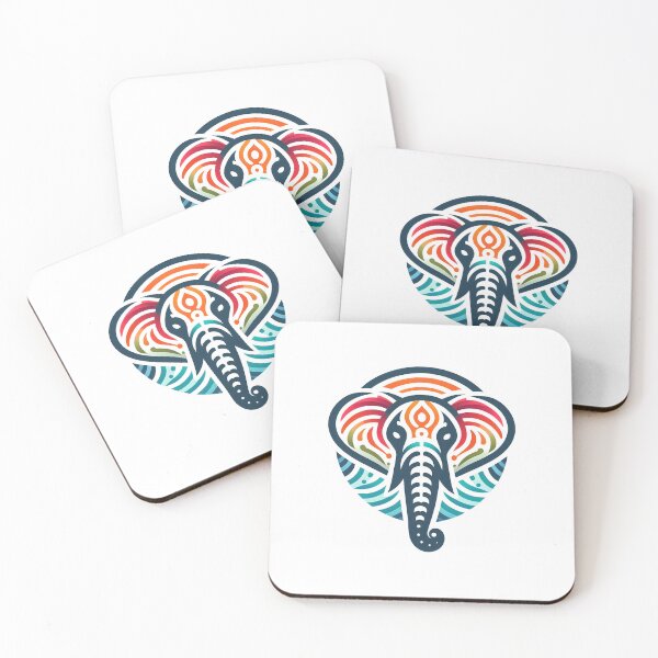 Item preview, Roaring Jungle Giants Elephants designed and sold by vectorillus.