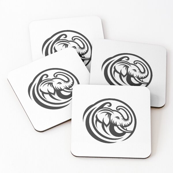 Item preview,  Roaring Jungle Giants Elephants designed and sold by vectorillus.