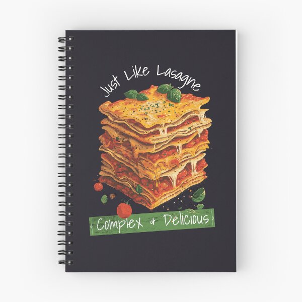 Item preview, Just Like Lasagne - Complex & Delicious designed and sold by Sir Meow Meow.