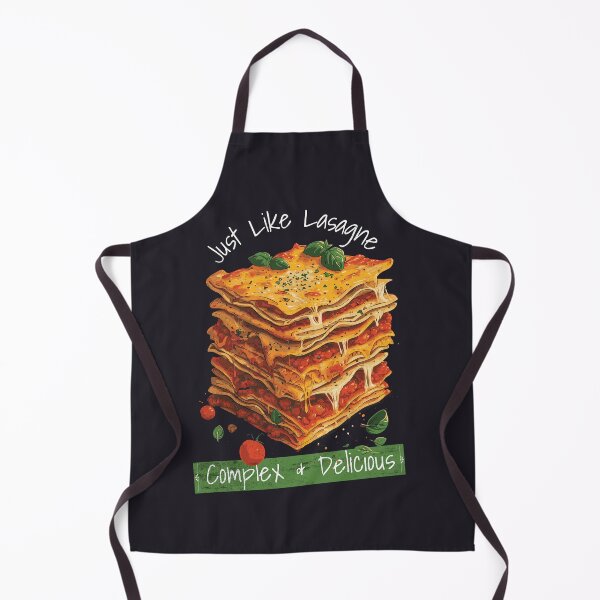 Item preview, Just Like Lasagne - Complex & Delicious designed and sold by Sir Meow Meow.