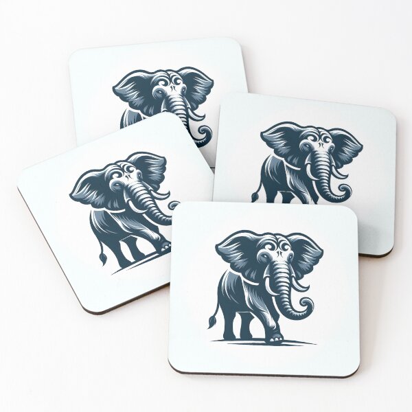 Item preview, Roaring Jungle Giants Elephants designed and sold by vectorillus.
