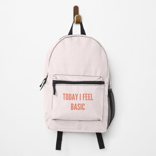 Item preview, Today I feel basic Faded Orange Text designed and sold by JeSuisAgnes.