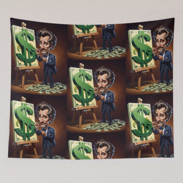 Aperçu de l'œuvre Digital Art is Printing Money créée et vendue par NerdscapeDC.