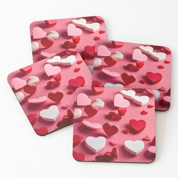 Item preview, celebrating Valentines day, randome floating love hearts designed and sold by Colin Bentham.