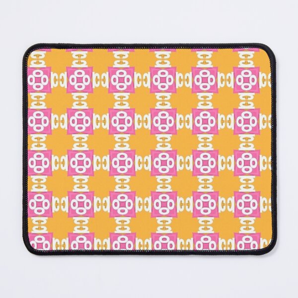 Item preview, Springtime Geometrical seamless Pattern in shades of sunflower yellow and pink designed and sold by HendAhabib.