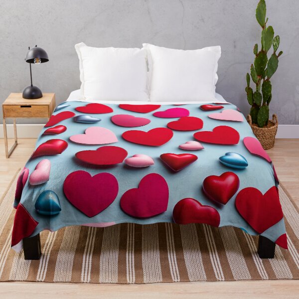 Item preview, celebrating Valentines day, random floating love hearts designed and sold by Colin Bentham.