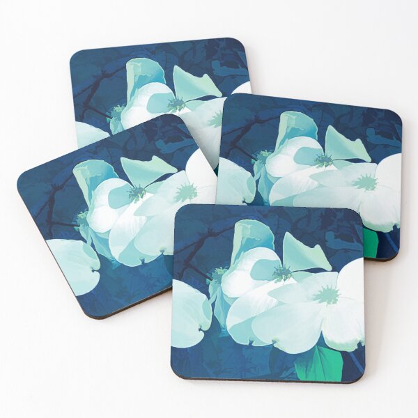 Item preview, Dogwood in Cold blue designed and sold by bertsworks300.