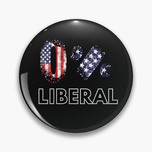 Artikelvorschau, Zero Percent Liberal T-Shirt und Aufkleber entworfen und verkauft von DiverseDazzle.