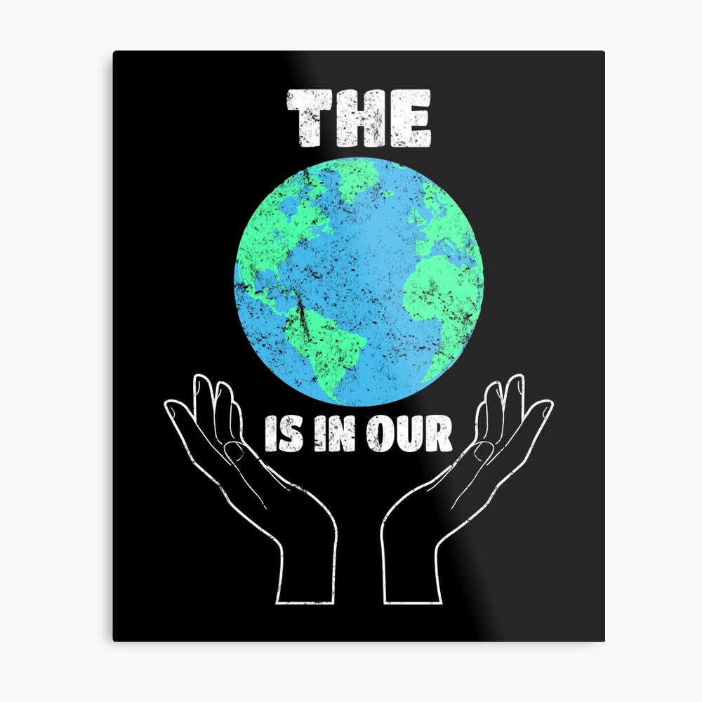 The World Is In Our Hands Earth Day Save The Planet Canvas Print By Csfanatikdbz Redbubble