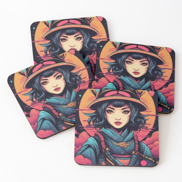 Item preview, Galaxy Girl Samurai designed and sold by TondoMeander.
