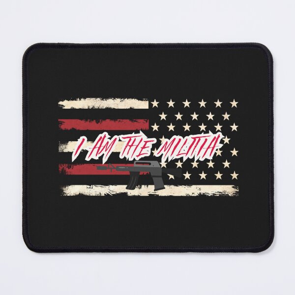 Item preview, I am The Militia T-Shirt and Sticker designed and sold by DiverseDazzle.