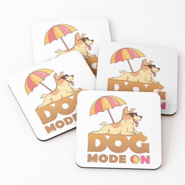 Item preview, Dog mode on. dog with glasses designed and sold by DragonflyLP.
