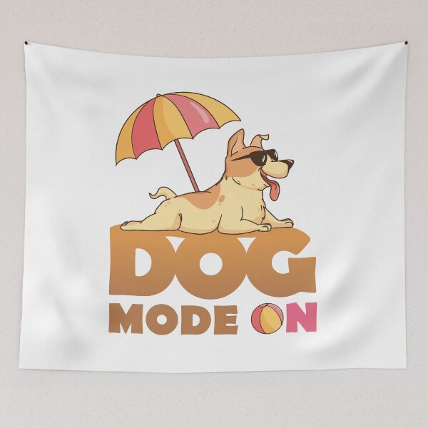 Item preview, Dog mode on. dog with glasses designed and sold by DragonflyLP.