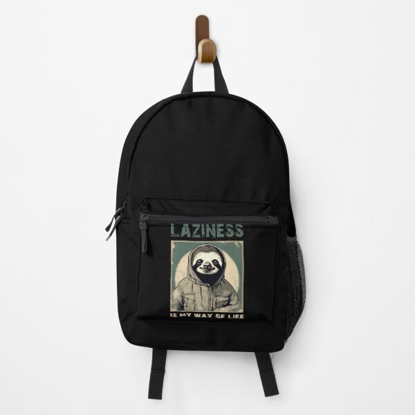 Item preview, "Laziness is my way of life" for lazy people! With a cute sloth animal designed and sold by SimpleCosyLifee.