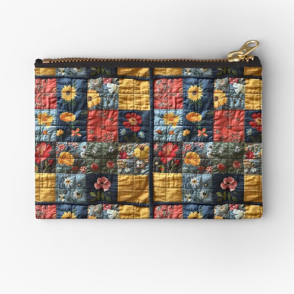 Item preview, Vintage Patchwork Floral Sunflower Pattern designed and sold by SecretDicer.