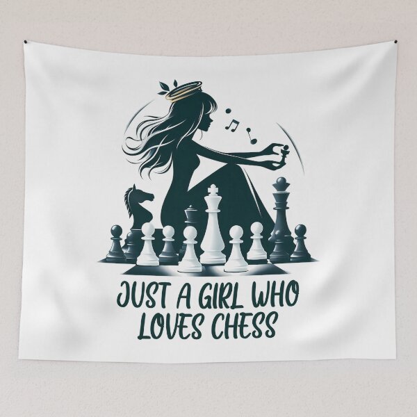 Item preview, Just A Girl Who Loves Chess designed and sold by teedory.