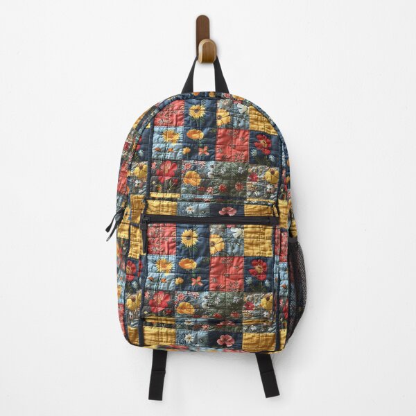 Item preview, Vintage Patchwork Floral Sunflower Pattern designed and sold by SecretDicer.
