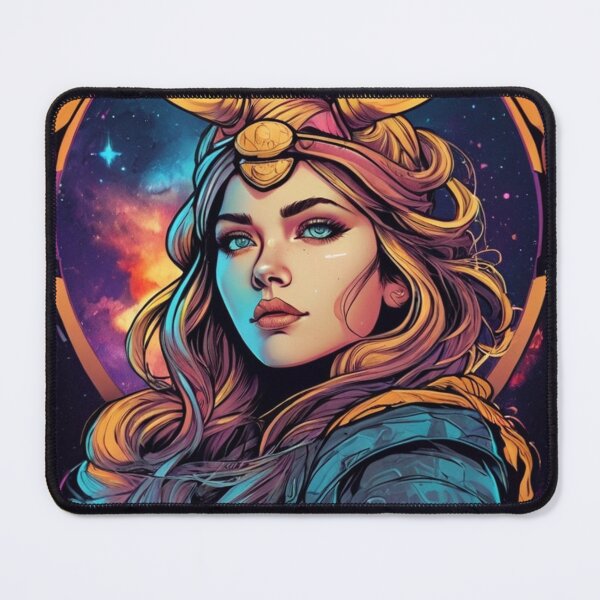 Item preview, Galaxy Girl Viking designed and sold by TondoMeander.
