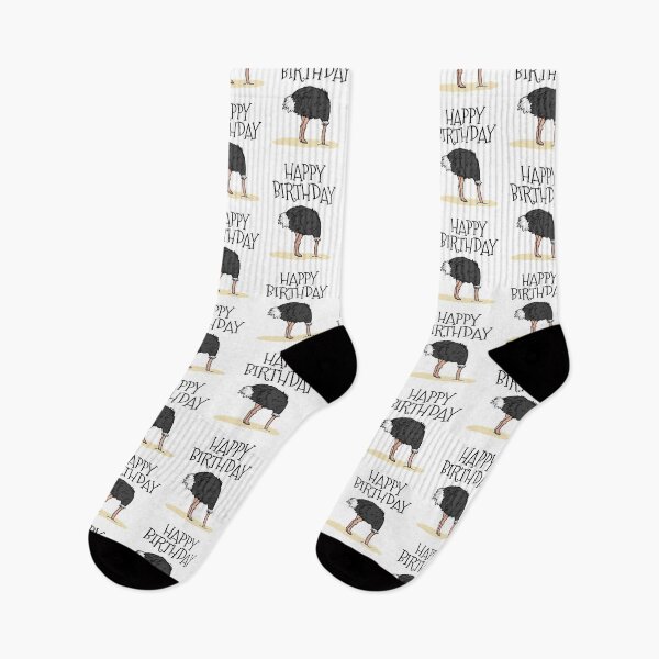 Item preview, Ostrich Happy Birthday Sarcasm Wildlife Nature Lover designed and sold by doodlerob.
