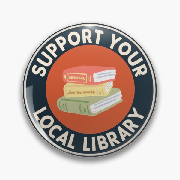 Vista previa del artículo con la obra «Apoye a los niños de su biblioteca local», diseñado y vendido por sadedream.