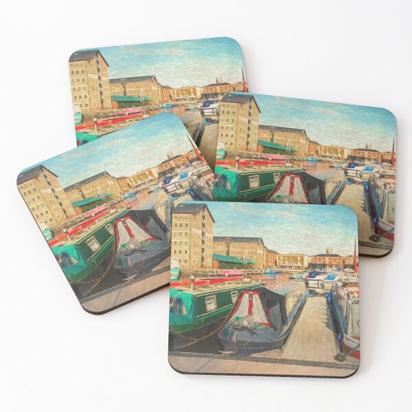 Item preview, Narrowboats at Historic Gloucester Docks designed and sold by IanWL.