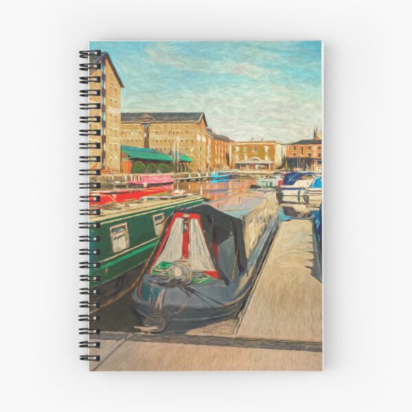Item preview, Narrowboats at Historic Gloucester Docks designed and sold by IanWL.