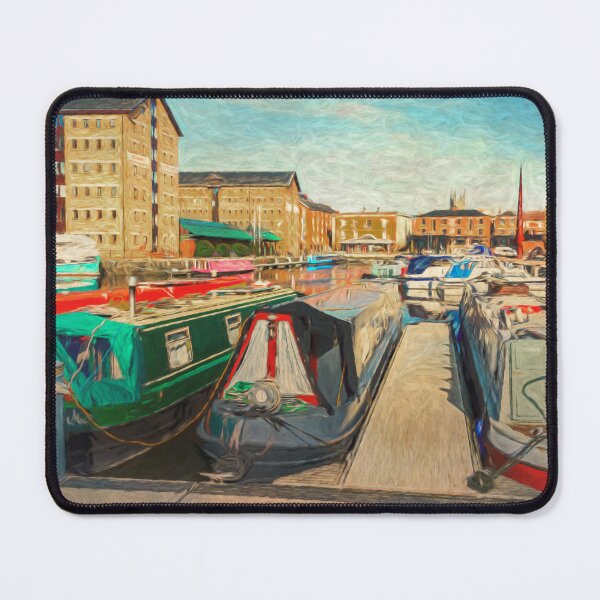 Item preview, Narrowboats at Historic Gloucester Docks designed and sold by IanWL.