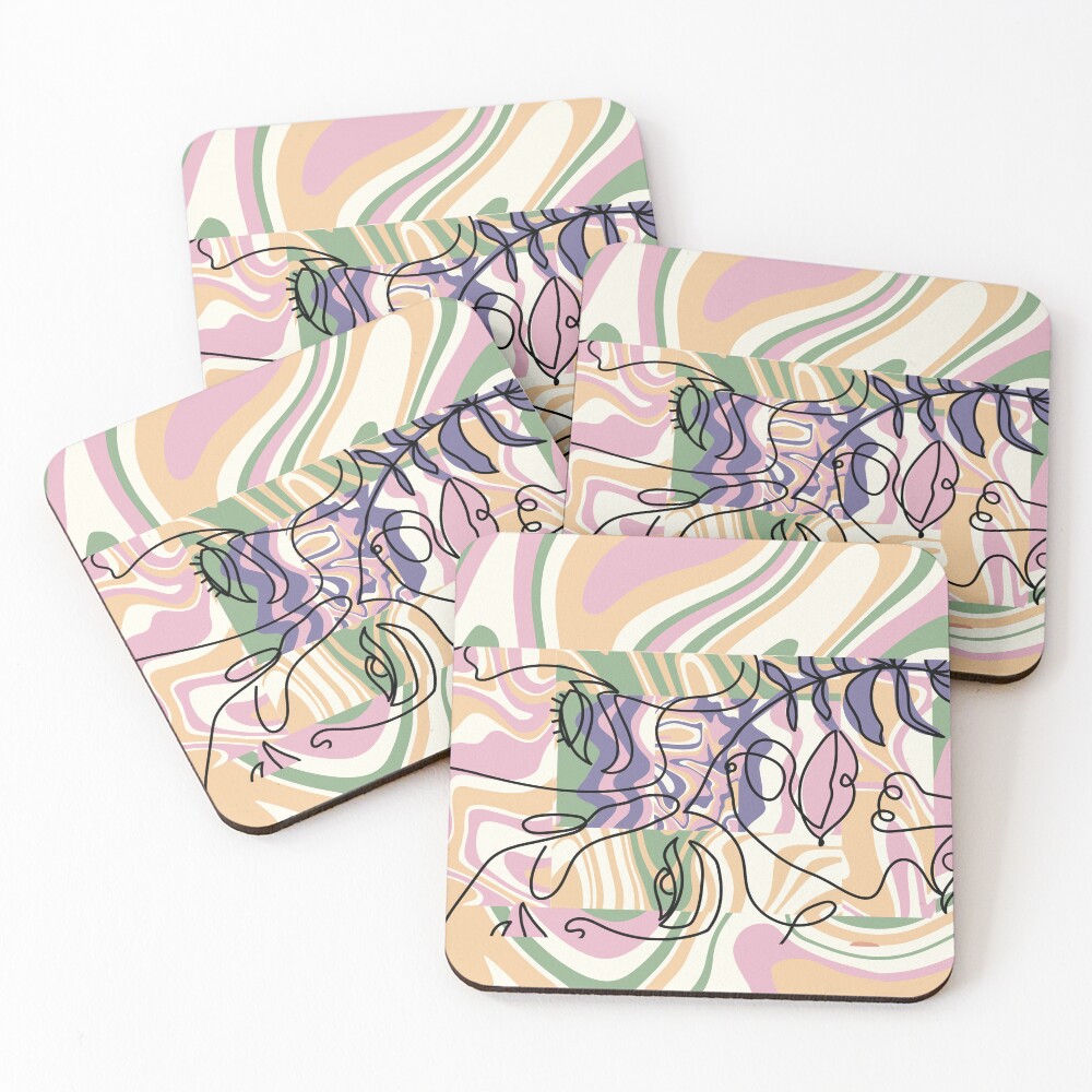 Item preview, Coasters (Set of 4) designed and sold by Melifa.