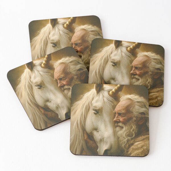 Item preview, Mystical Journey: Enchanting Wizard and Majestic Unicorn designed and sold by Philipe3d.