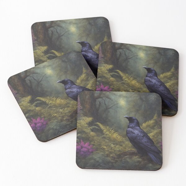 Item preview, Raven in the Woods designed and sold by AugustBrennan.