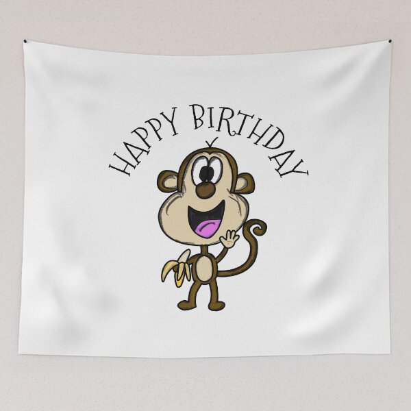 Artikelvorschau, Alles Gute zum Geburtstag, Affe! Wildtier- und Tierliebhaber entworfen und verkauft von doodlerob.