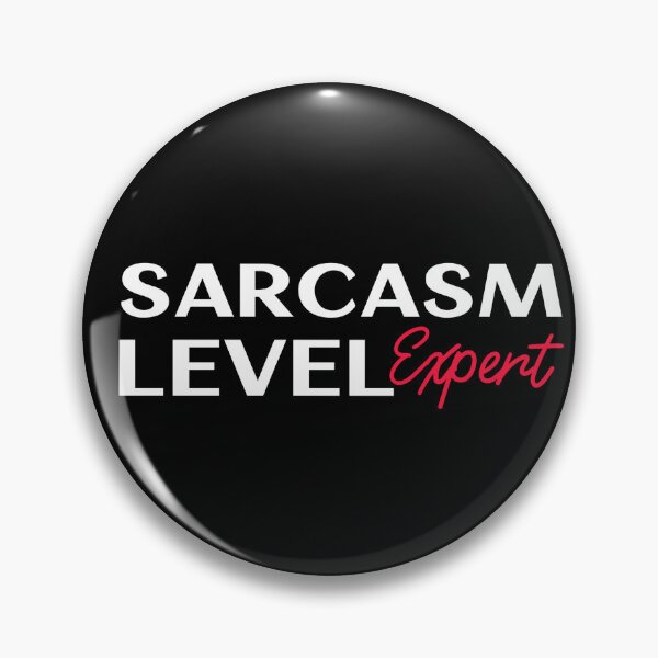 Item preview, "Master the Art of Sarcasm with this Expert Level Typography" designed and sold by HoodieNTee.