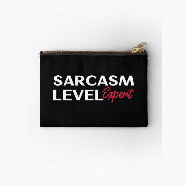 Item preview, "Master the Art of Sarcasm with this Expert Level Typography" designed and sold by HoodieNTee.