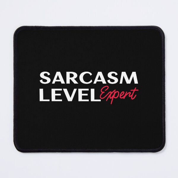 Item preview, "Master the Art of Sarcasm with this Expert Level Typography" designed and sold by HoodieNTee.