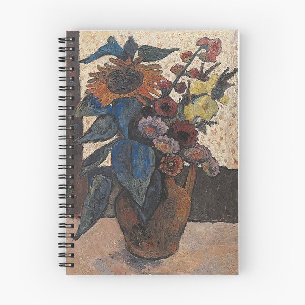 Item preview, Still Life with Sunflowers Hollyhocks and Dahlias designed and sold by tomorrowsart.