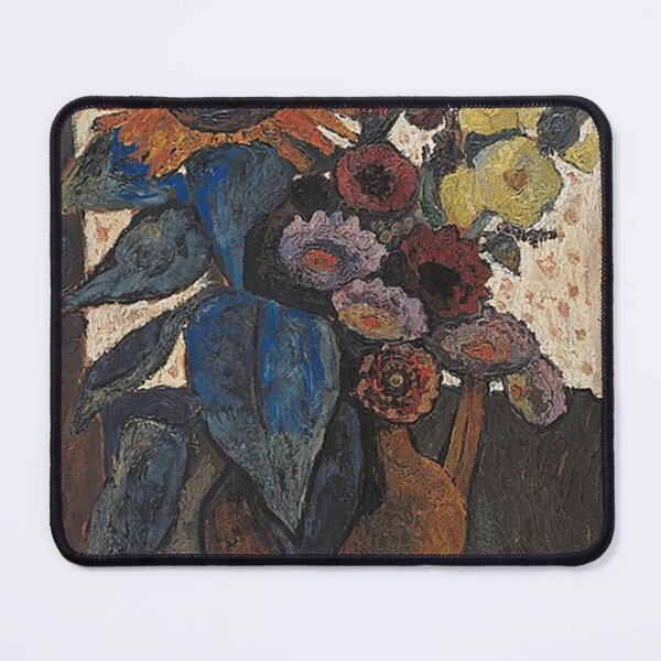 Item preview, Still Life with Sunflowers Hollyhocks and Dahlias designed and sold by tomorrowsart.